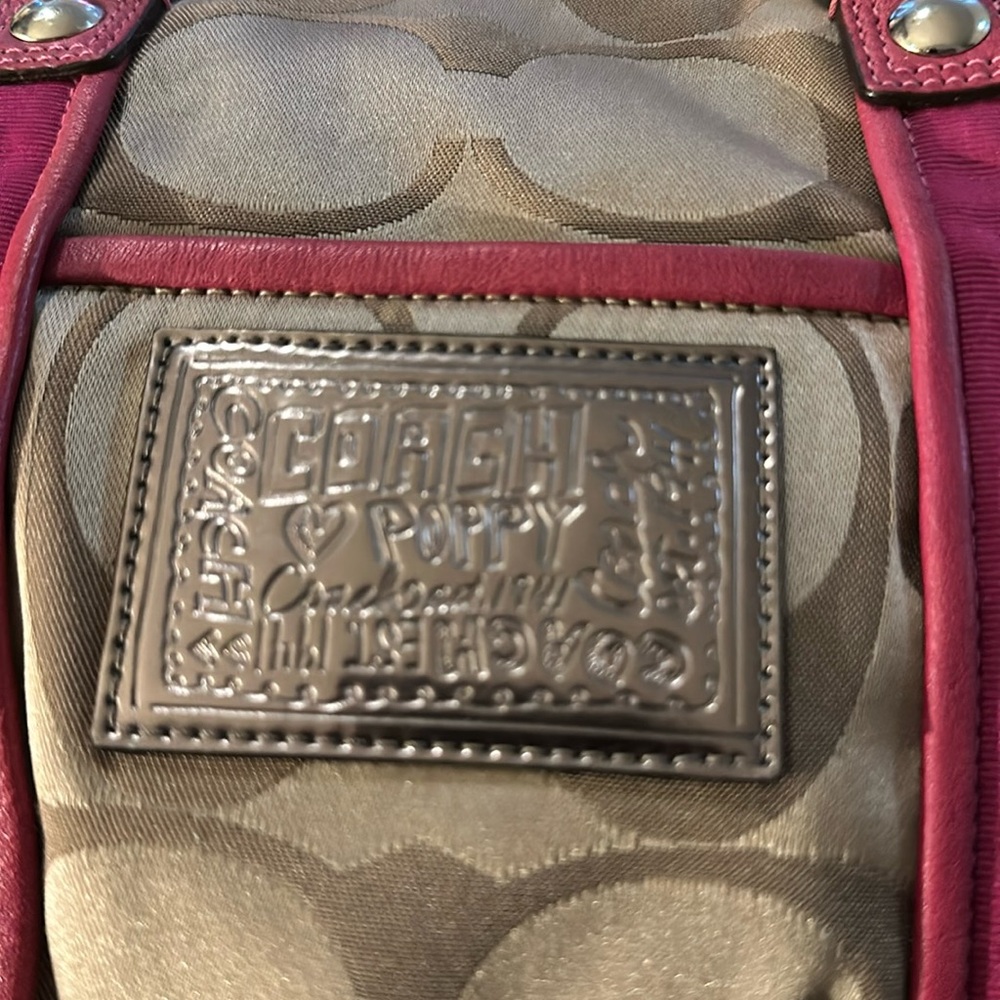 Coach Poppy Signature Spotlight Two-Way Bag